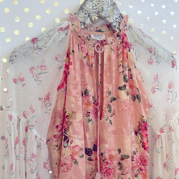 Hemant & Nandita Georgette Blouse ~ - Picture 3 of 10